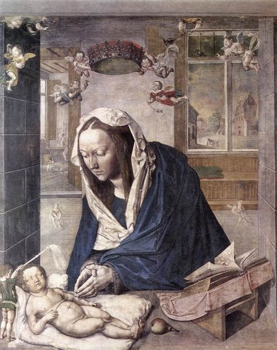 El retablo de Dresde (panel central) de Albrecht Dürer